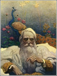 julioverne14-La isla misteriosa 6-Captain Nemo from The Mysterious Island by Jules Verne illustrated by N. C. Wyeth 1918