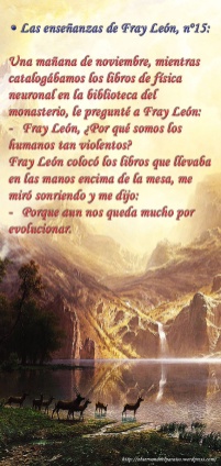 Las enseñanzas de Fray León nº15