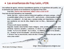 Las enseñanzas de Fray León nº24