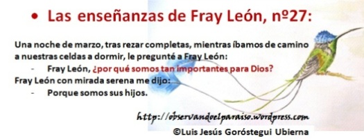 Las enseñanzas de Fray León nº27